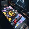 Mouse Pads Extended Gaming Mechanical Keyboard Pad Pokemon Graffiti Pikachu Pattern Gaming Accessories Carpet Kawaii Nonslip Rug