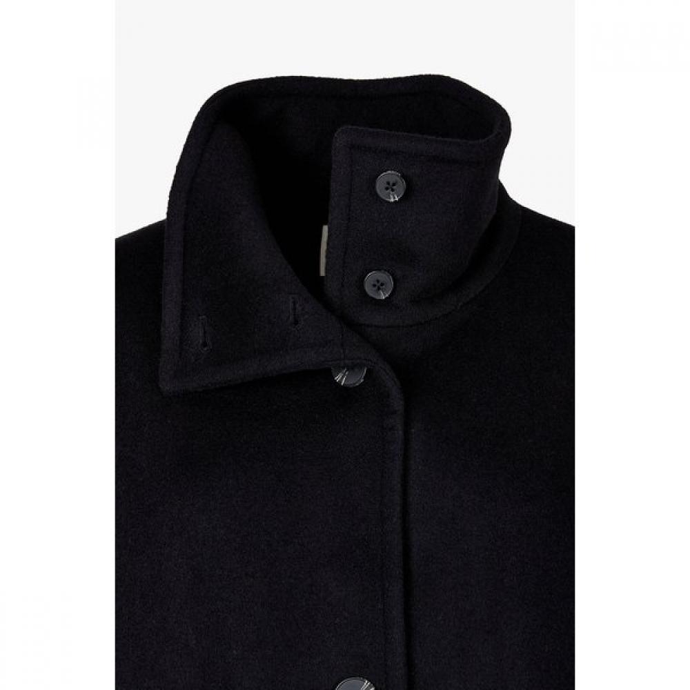 Studio Tomboy High Neck Wool Blend Long Coat 9175411985