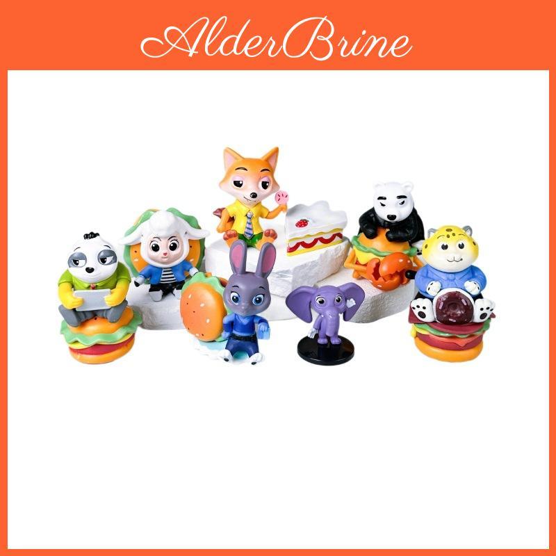 Zootopia Pvc Collectible Figures With Articulated Joints For Toy Enthusiasts