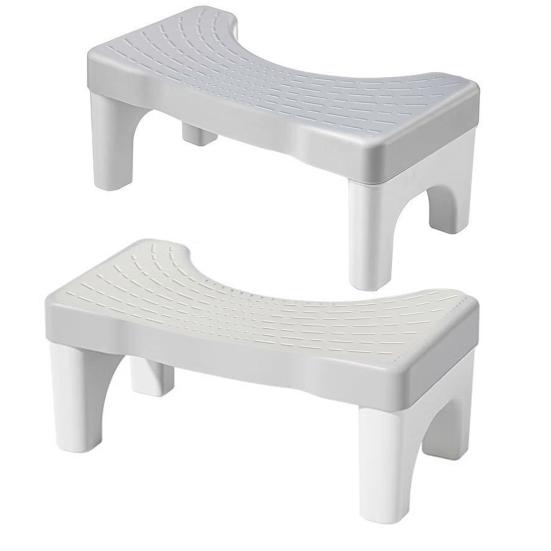 Stołek Toaletowy Pomoc do Kucania Zaparcia Hemoroidy Ulga Antypoślizgowy Stołek Schodkowy Łazienkowy Akcesorium Łazienkowe