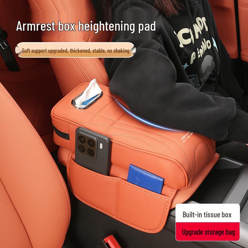 BYD All Models Center Console Riser Pad and Storage Box