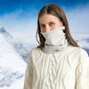 Cotton Neck Scarf Solid Color Cycling Scarf Warm Neck Protection Neck Warmer  Cycling