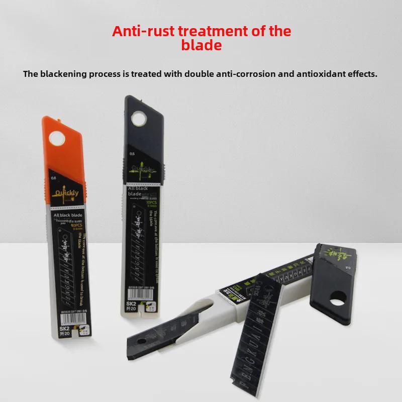 High Carbon Steel SK2 Art Blade with Durable Black Blade for Wallpaper, Trimming, and Carving.