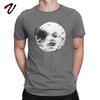 Moon T Shirts for Men Georges Melies Twin Peaks Tshirt Party Tops Short Sleeve Vintage TShirts Luxury Cotton Tees Plus Size