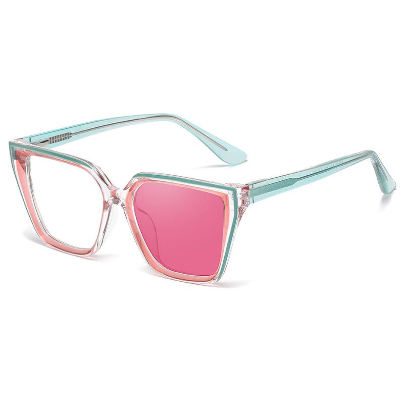 JYL TS Women s Cat-Eye Photochromic - Unique Sun-Protective Frames HL-95025 c-3690 красное дерево