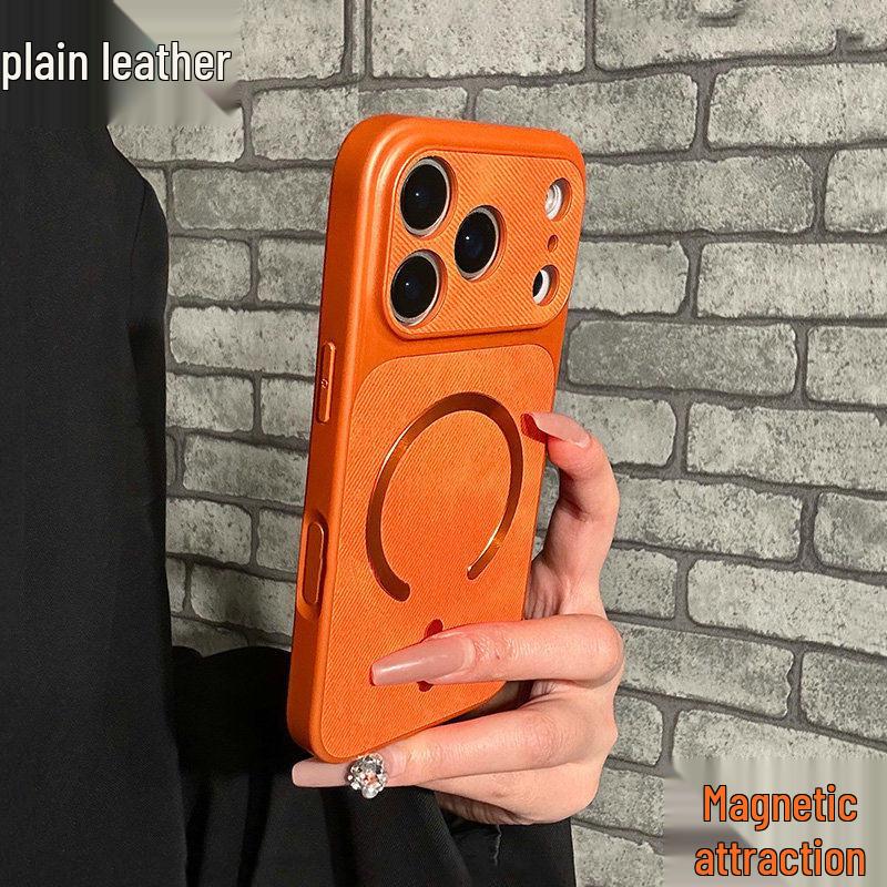 Denim Texture Magnetic Phone Case for iPhone 17 Pro - Electroplated, Full Coverage, Soft Edge, Supports Apple 16 Promax and 14.
