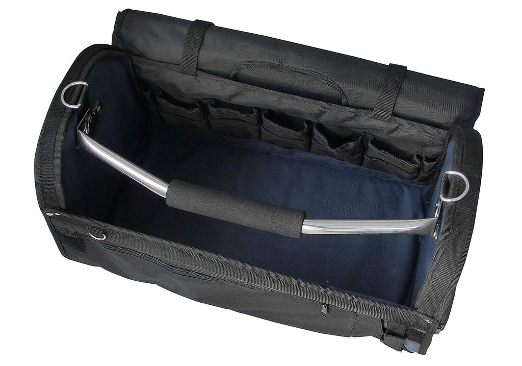 JEJ Astage ACCS Tool Carry W55 x D28 x H28 with handle Tool [Approx. (33cm upright)] Storage, Black, TC-550
