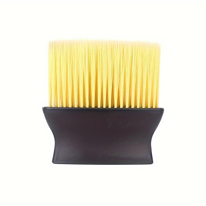 2-in-1 Car Detailing Brush Set, Soft Yellow & Stiff Black Bristles,  for Dashboard, Air Vents, Button Detailing, Auto Interior Cleaning Tools