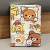 Cuaderno de dibujos animados Rilakkuma Engrosamiento Color Página interior Manuales Kawaii A5 Cuaderno de graffiti Diario Bloc de notas Papelería para niños
