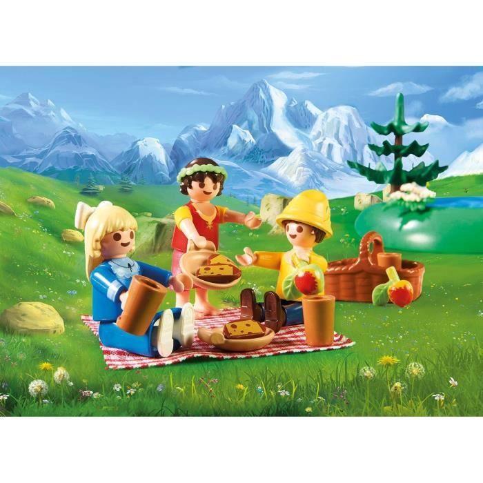 PLAYMOBIL 70254 - Heidi - Heidi, Peter Et Clara Au Lac De Cristal