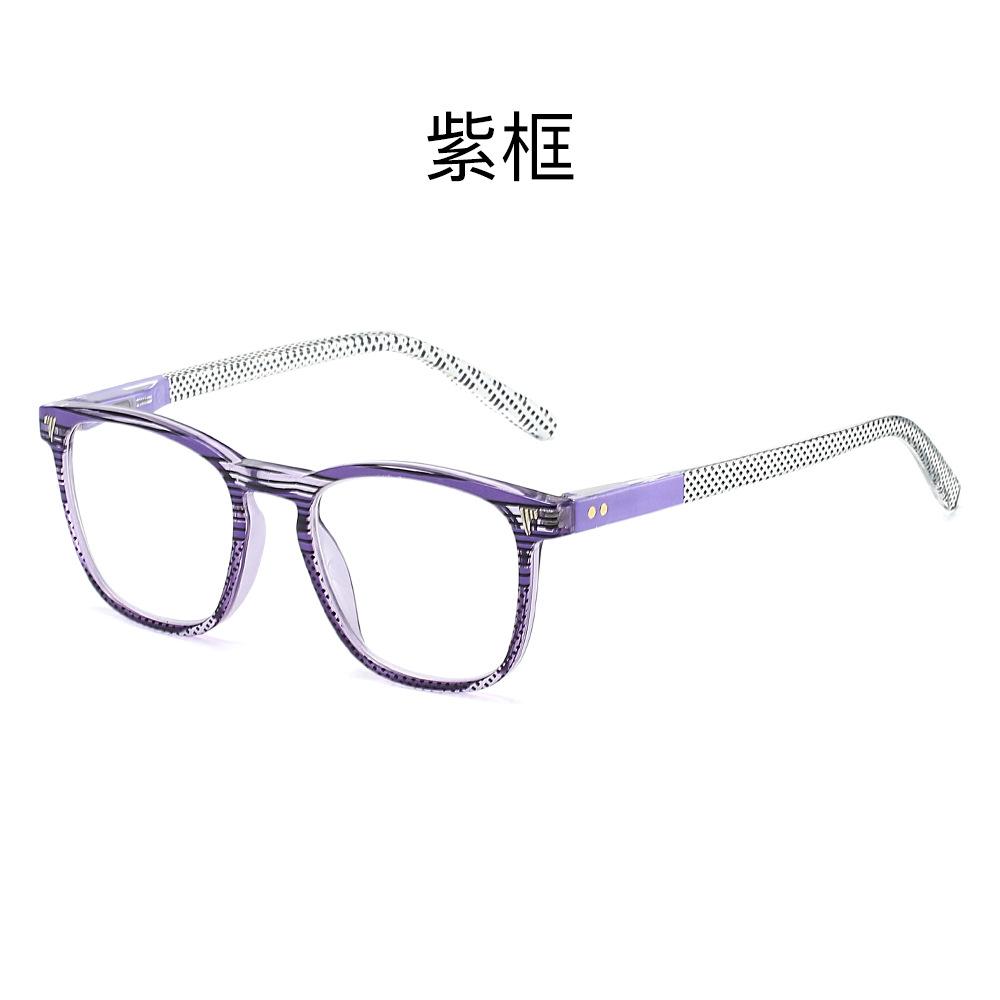 New Anti-blue Light Glasses for Men and Women, Korean Style, Fashionable Square Frame, Ultra-light, High-definition, Suitable for Middle-aged and