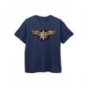 Captain Marvel Girls Emblem Cotton T-Shirt