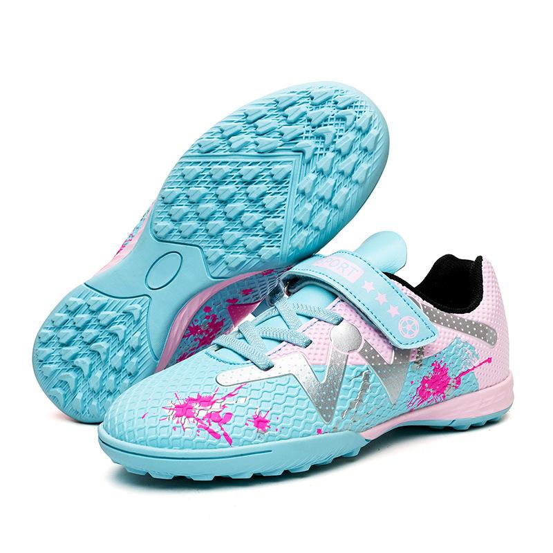 2024 new summer breathable football shoes men's children boys girls youth summer camp Velcro sneakers