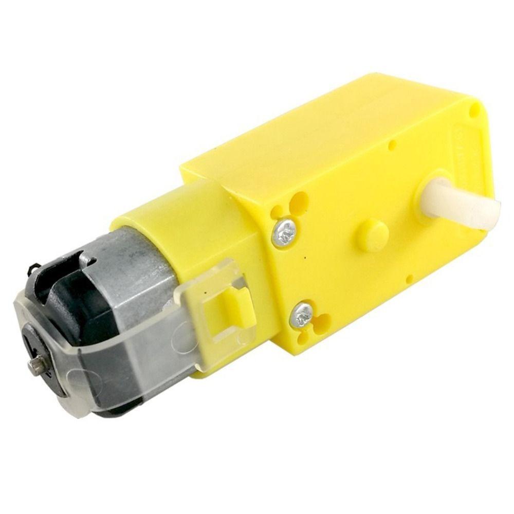 Magnetic DC Electric Motor Yellow Dual Shaft Gear Motor TT Motor Tire Wheel  Arduino Smart Car
