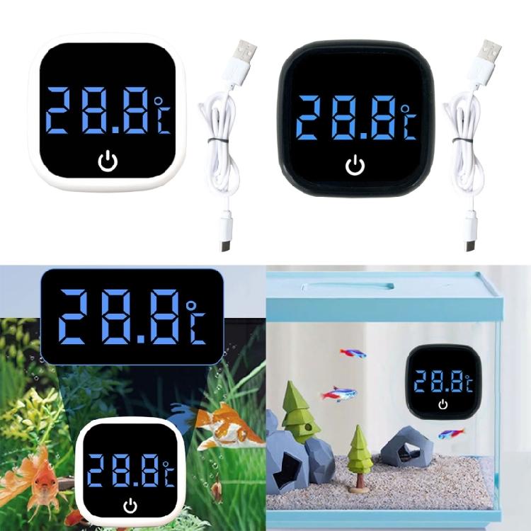 Rechargeable Water Thermometers for Fish Tanks Ensuring Conditions for Pet