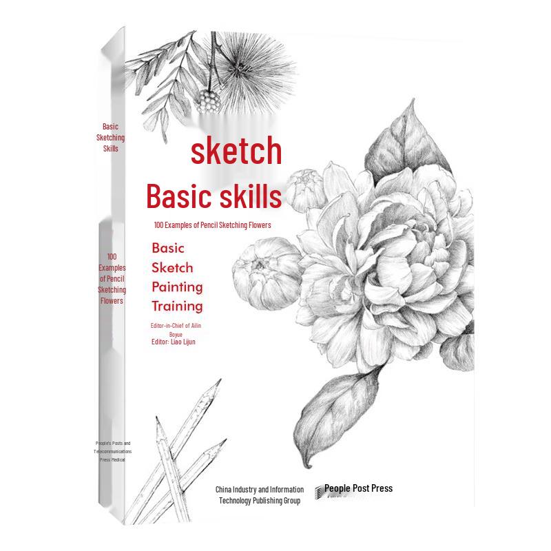 Pencil Sketching Flowers: 100 Examples