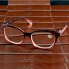 Clara Vida Pflaumenblütenrosa Dekorative Damen Damen Kunst Lesebrille +1 +1.5 +2 +2.5 +3 +3.5 +4