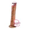 Realistic Female Vibrating Telescopic Silicone Dildo - Automatic Thrusting Adult Sex Toy