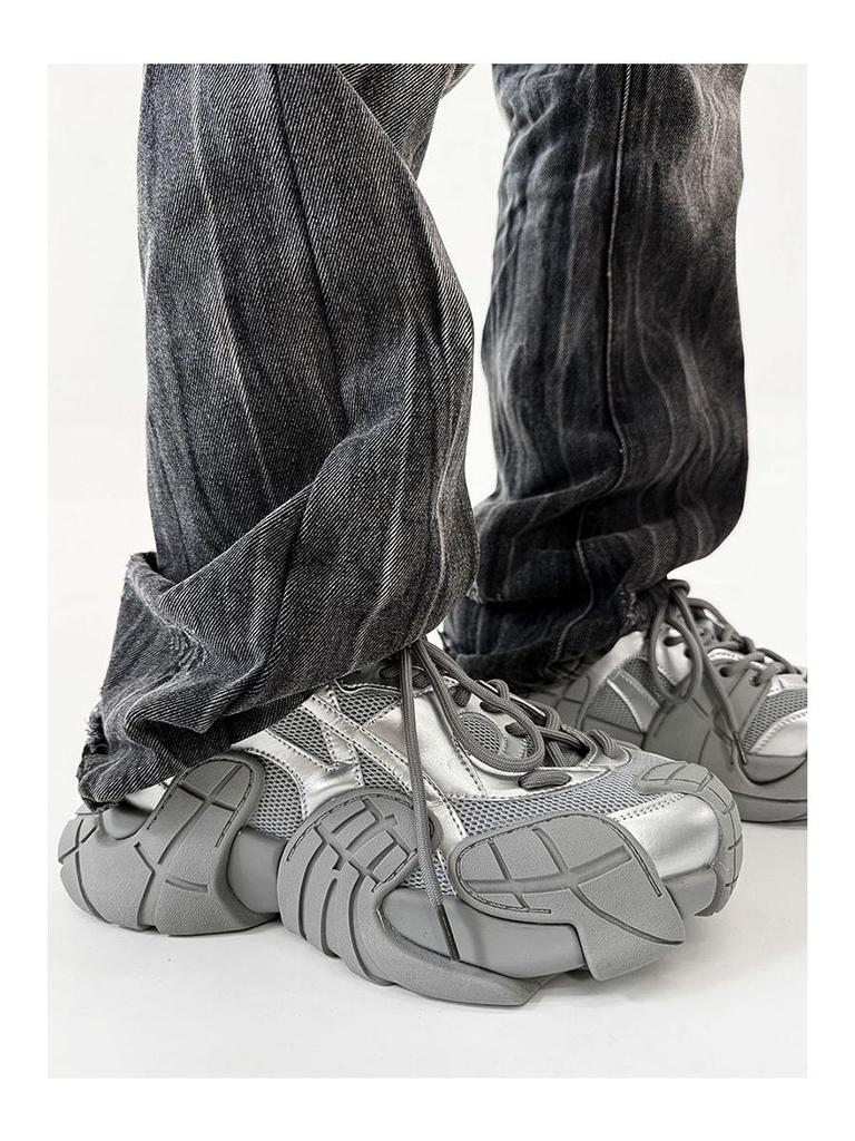 Nische Black Warrior Octopus Herren Retro Wandersneaker - Mesh Atmungsaktiv