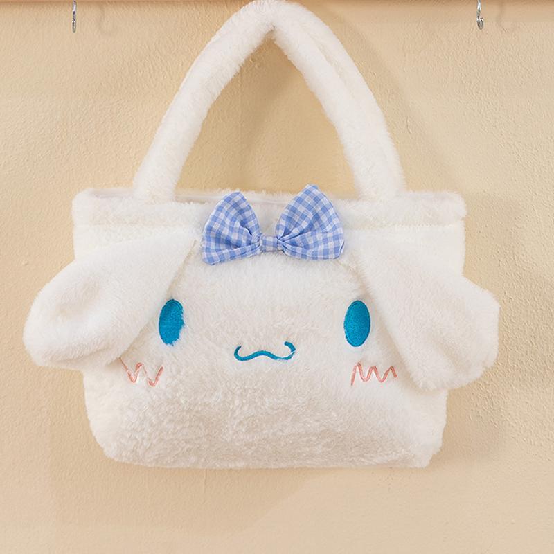 Plush Bag Cartoon Animal Large Capacity Handbag Cute Cinnamon Storage Handbag Women'S Birthday Gifts