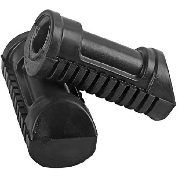 KIMISS Motorcycle Front Footpegs Plate Footrest Rubber Pad Grip Cover for Honda 125cc CG 125 + Footrest Rubber Grip Footrest Rubber Pad Foot Peg