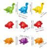 Plastic Letters Matching Letters Toy Double-Sided Dinosaur Alphabet Sensory Toys  Children'S Gift