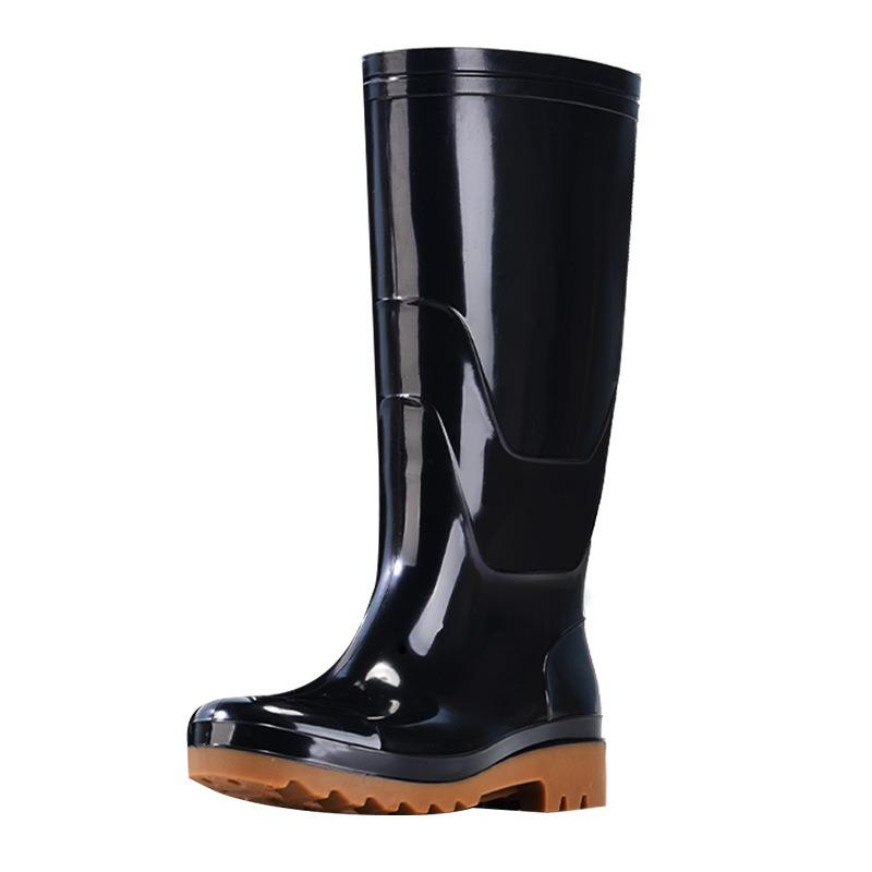 Medium and High Rain Shoes Waterproof Shoes Men's Low-top Rain Boots Rain Shoes Men's Kitchen Work Shoes Non-slip Bottom Water Shoes Glue Shoes Men