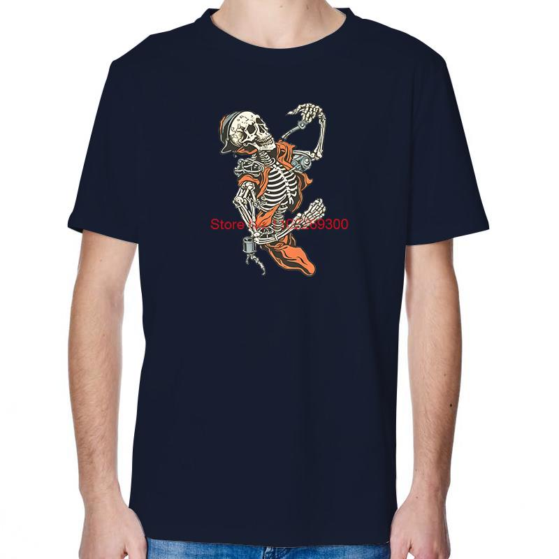 Skeleton Welding Tattoo Funny For Man Shirts Graphic Tee Summer Tops TShirt New Arrival Goods Cotton New Shirts And TShirts