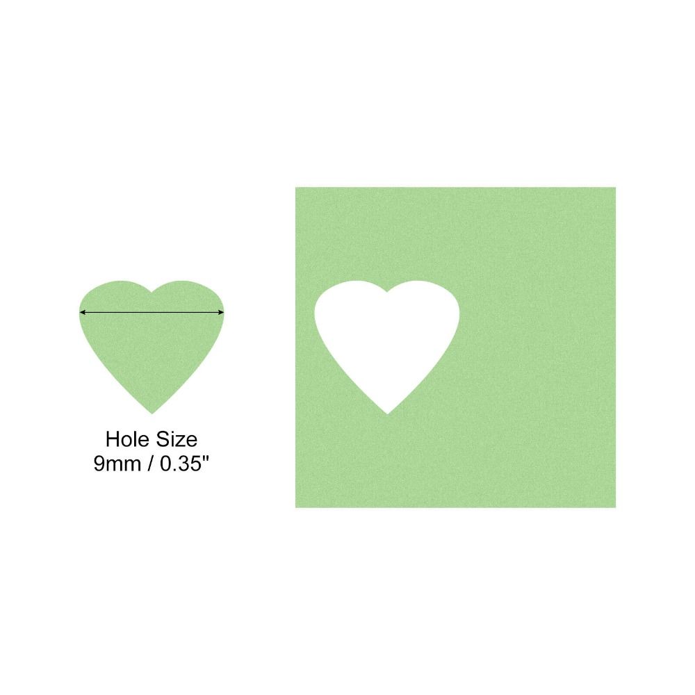 DIY Paper Cutting Heart Hole Punch 9/16/25mm Paper Shaper Cutter New Kid Hole Punch  Children