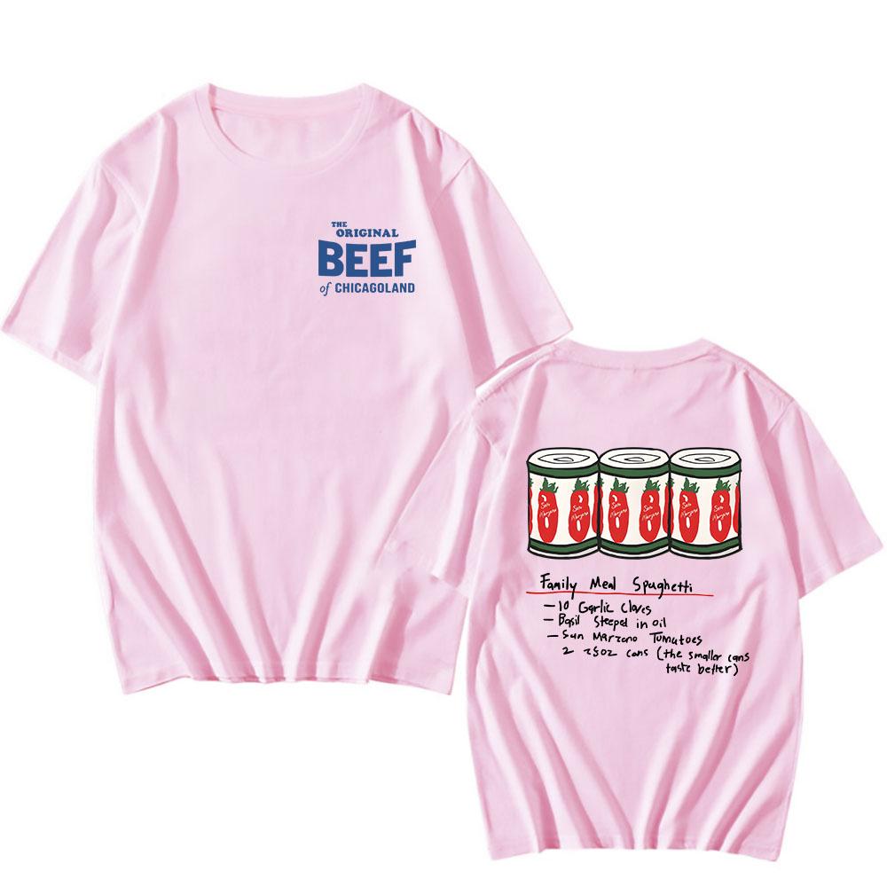 Magliette della serie TV The Bear The Original Beef of Chicagoland Stampa T-shirt in cotone Uomo/Donna Magliette casual Magliette grafiche Top