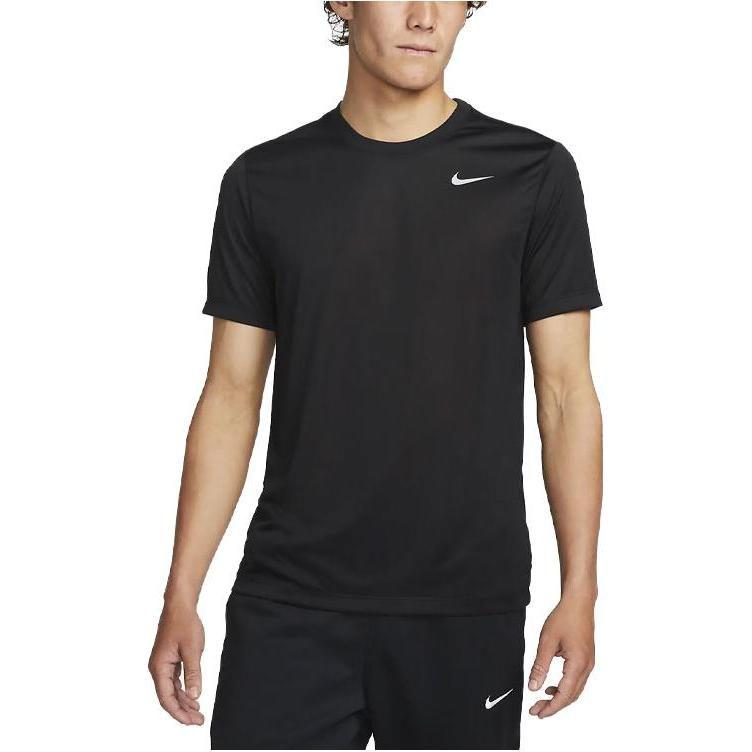 Nike T Shirts Men's Black Crew Neck Moderate DX0990-010