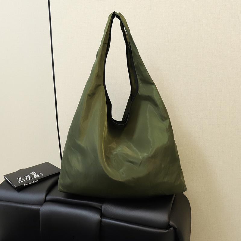 Foldable Large-Capacity U-Shaped Waterproof Polyester Tote Bag for Shopping
