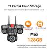Triple-Lens 6MP Outdoor WiFi Surveillance Camera with Remote HD View