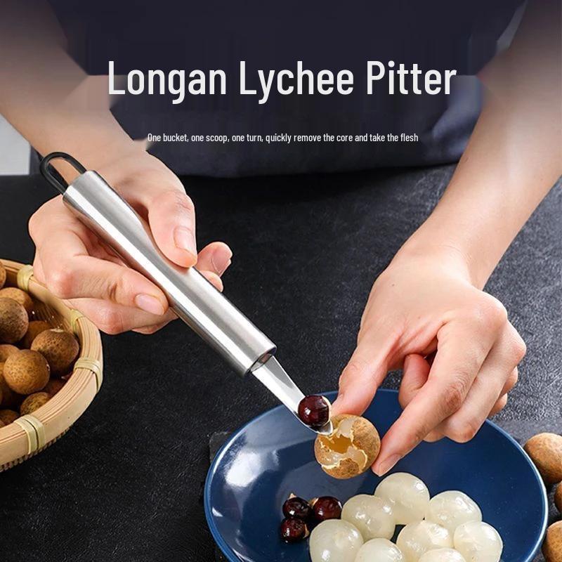 Stainless Steel Longan & Lychee Pitting Tool - Free Shipping