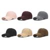 Spring Autumn Winter Solid Color Baseball Cap Couple Hat