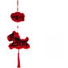 2026 Chinese New Year PVC Pendant with Horse Cartoon Design and Bells Suitable for Festive Indoor Decoration and Door Hanging