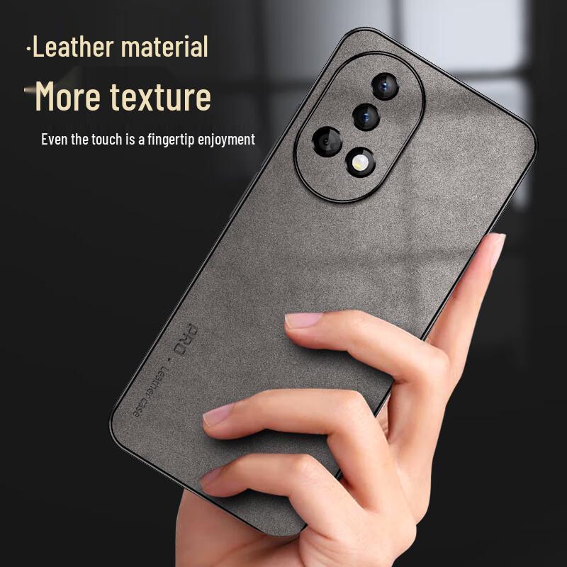 Huawei Nova Series Light Luxury Lambskin Phone Case with Full Lens Protection