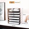 Acrylic Multi-Layer A4 Desktop Document Organizer - Transparent Stackable File Holder