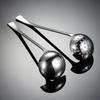 ZISIZ Stainless Steel Soup Ladle & Slotted Spoon Set