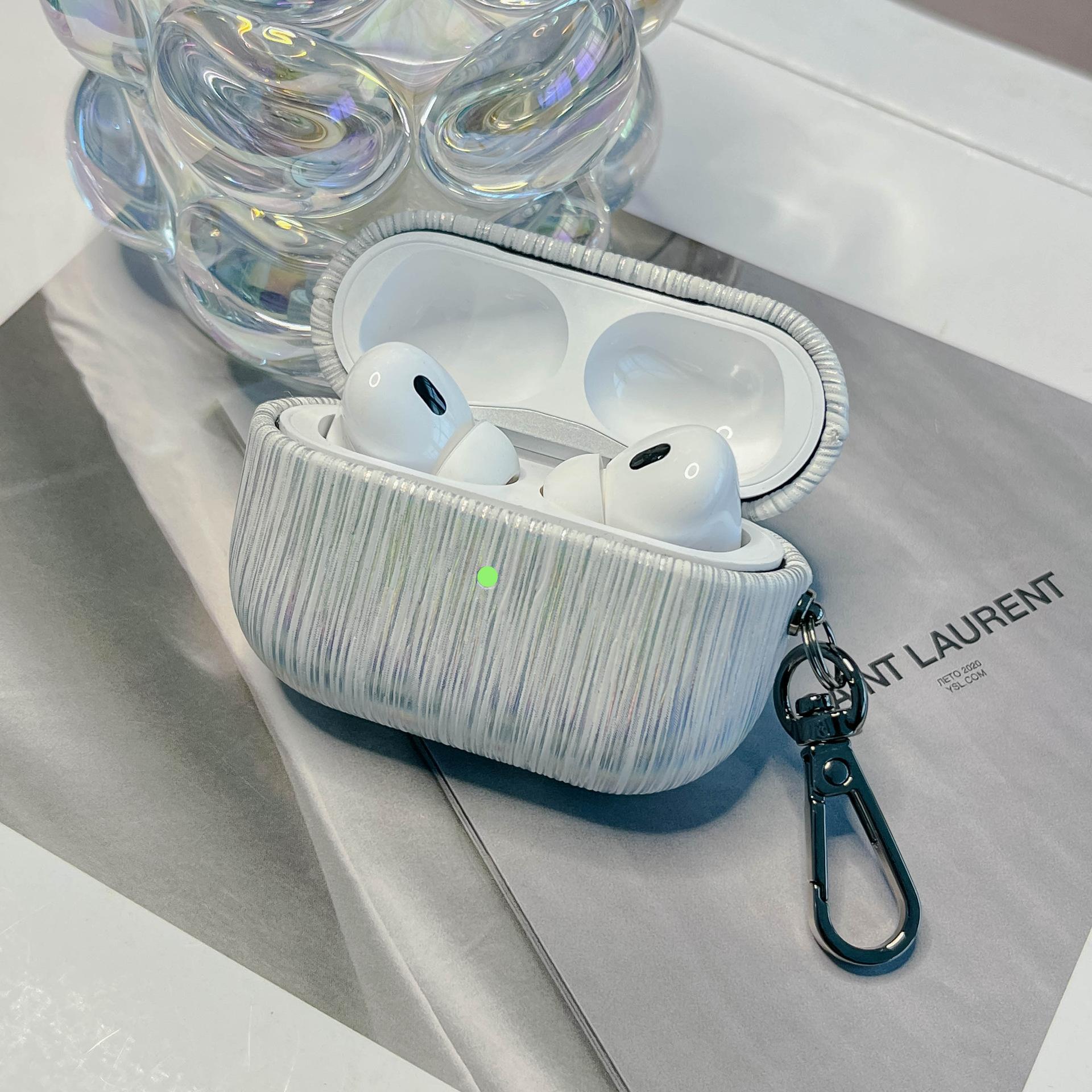 

Подходящий чехол для Bluetooth-гарнитуры AirPods Маленький свежий блестящий с пайетками 2/3 третьего поколения Pro2 второго поколения Защитный чехол AirPods 1 /2 generation