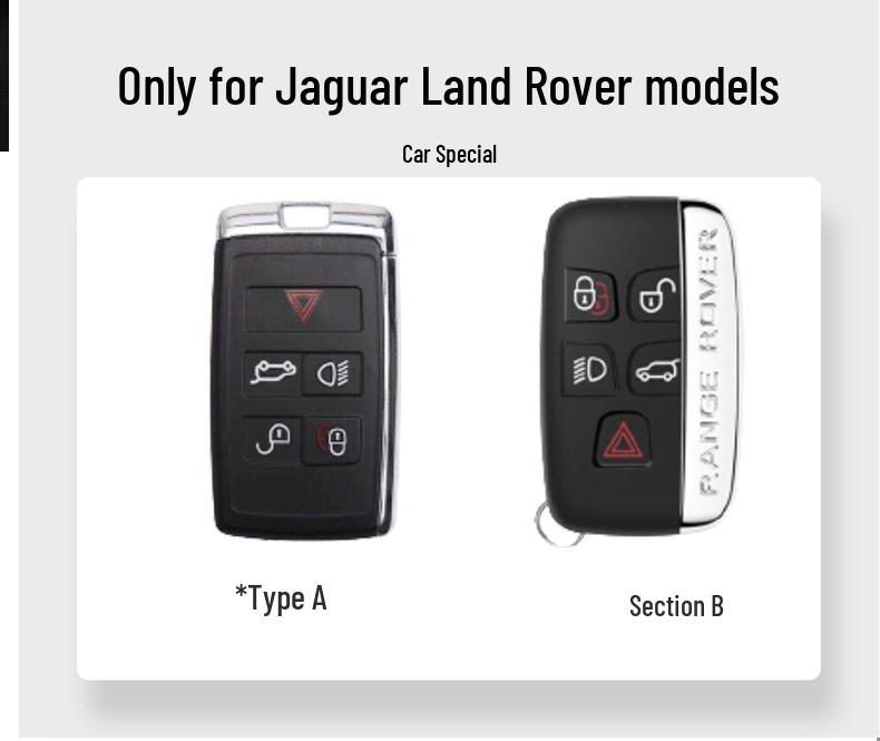 Land Rover Key Case: Fits 23 Range Rover Evoque, L Shell, Discovery 4, Sport, Velar, Freelander 2, Defender.