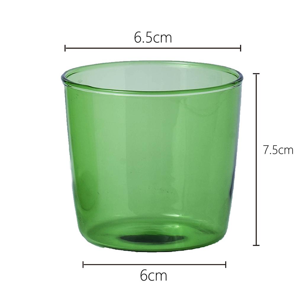 Cocktail Glass Cup Colorful High Borosilicate Juice Glass of Sparkling Water Whiskey Bottle Household Storage Drinking Glasses
