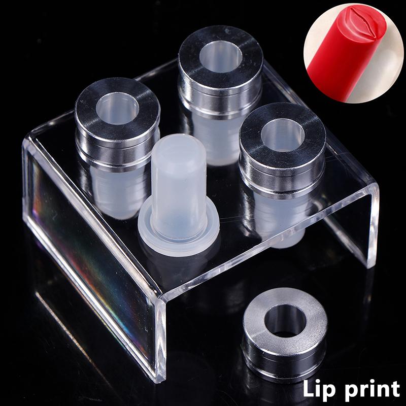 Stampo in Silicone per Rossetto a 4 Cavità Fai da Te Stampo per Balsamo Labbra Stampo Cosmetico Porta Rossetto Strumento per Artigianato Fai da Te Stampo Fatto a Mano