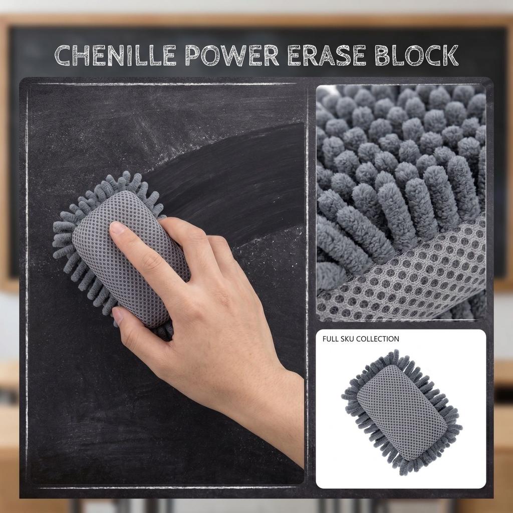 Blackboard Eraser with Cleaning Sponge for and Home