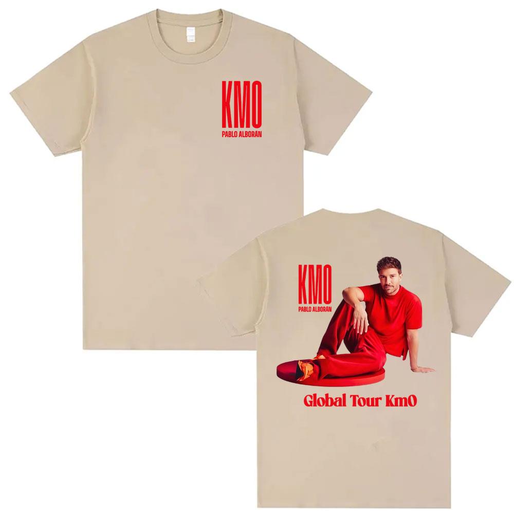 Pablo Alborn Global Tour Kmo Graphic T Shirt Unisexs Clothing Harajuku High Street Tshirts Cotton YK Short Sleeve Top