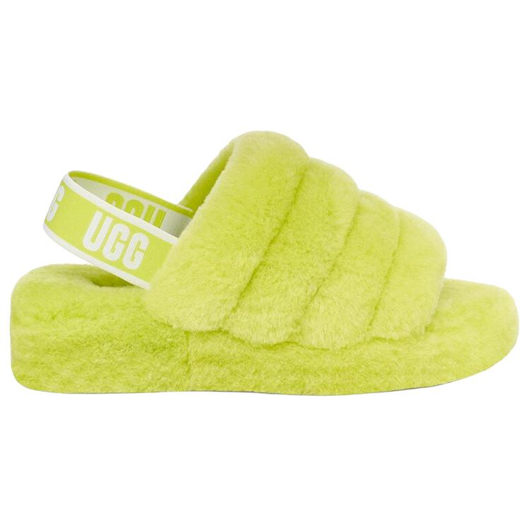 UGG Fluff Yeah Slide Key Lime Women's 1095119-KLM