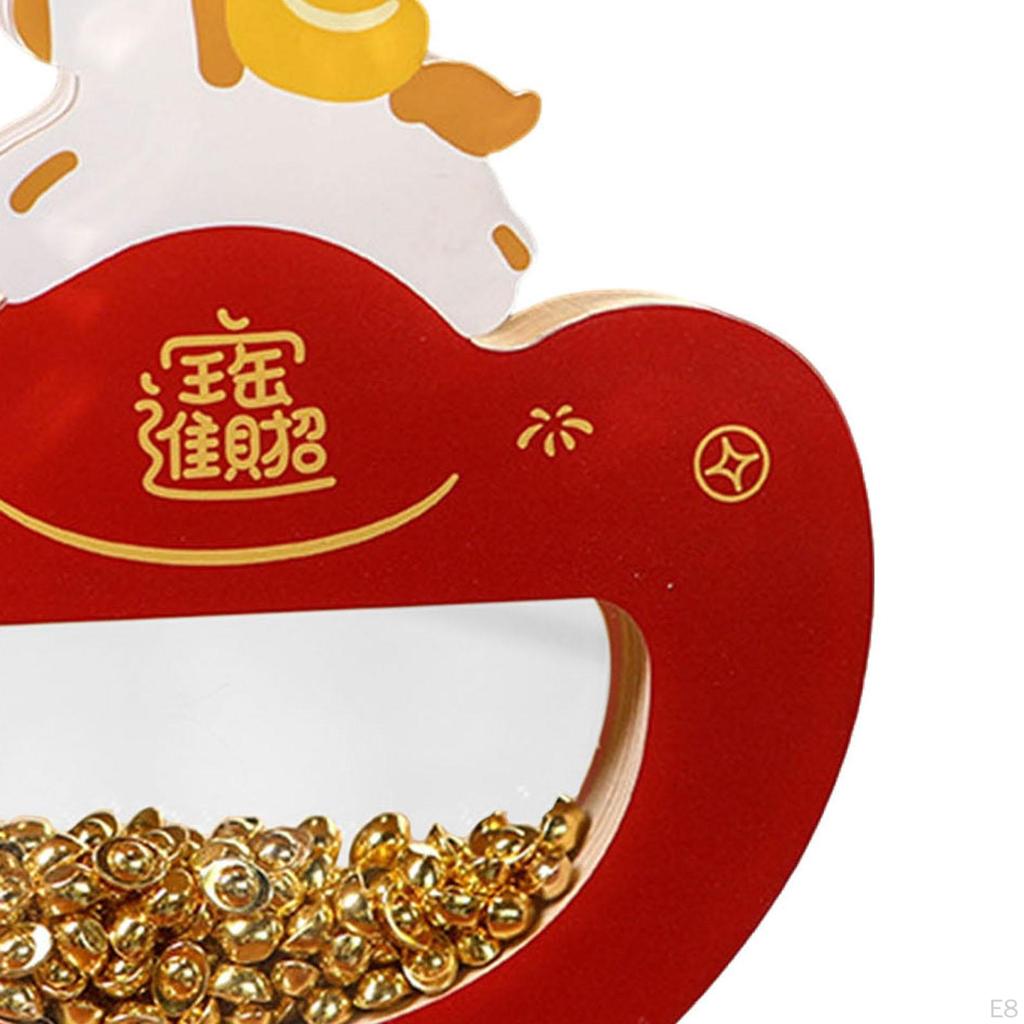 Chinese Year Desktop Ornament Creative Craft Feng Shui Spring Festival Decor for Bedroom
