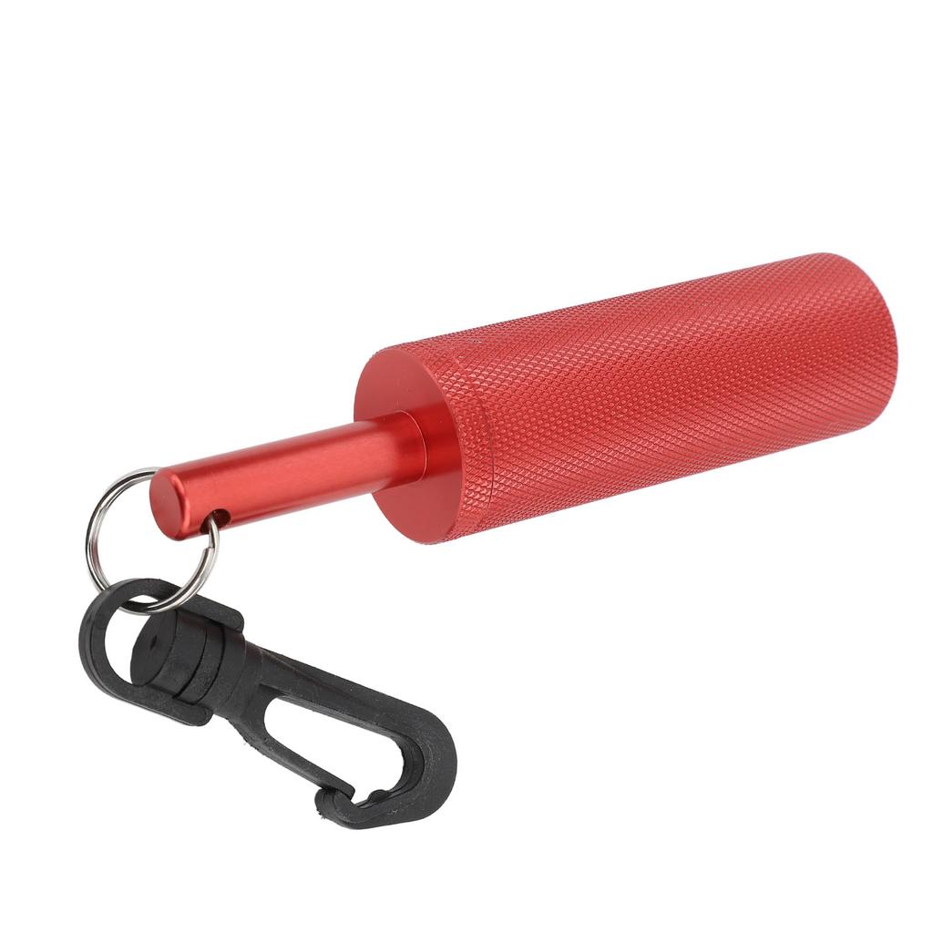 Underwater Shaker Aluminum Anti Slip Texture Steel Balls Included with 360 Degrees  Swivel Hook Signal Bell