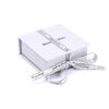 1PC Book Shape Wedding Necklace Organizer Valentine's Day Bowknot Ribbon Wrapping Box Jewelry Box With Flip Gift Packaging