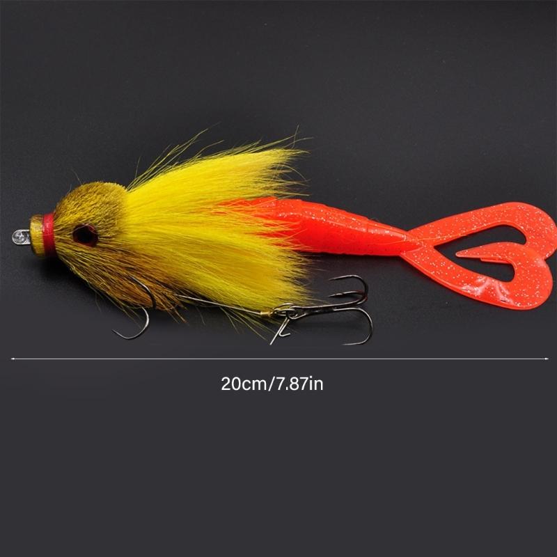 All Weather Soft Lures Baits For Catches And Release Fishing Realistic Appearance With Quality Furry Resin Construction